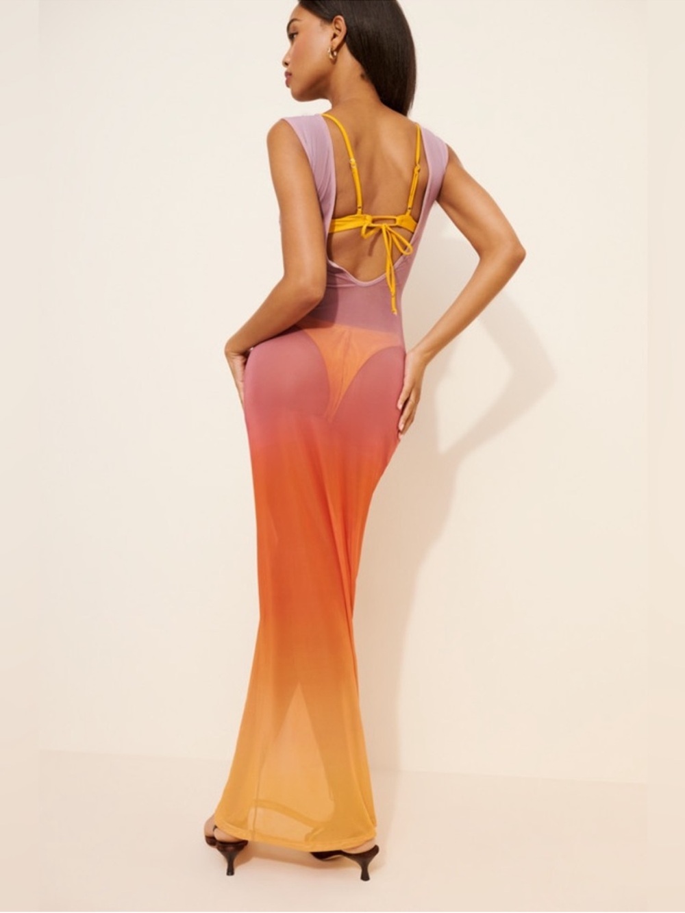 House of Aama Sunscape Mesh Dress - Picture 4 of 13
